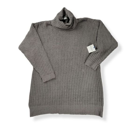 Arizona Knit Dress Gray Medium Junior - Picture 1 of 2